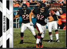 Greg Olsen 2010 Panini Threads Chicago Bears #24