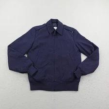 Vintage USAF Jacket Men 32R Blue Air Force Bomber Coat Lightweight w/ Liner Wool