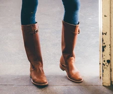 Red Wing $450 Marion No 3391 Riding Boot with Straps 9 B