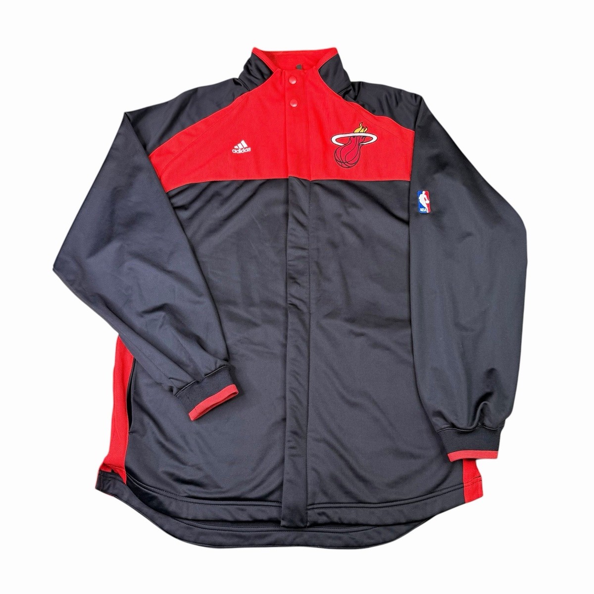 Vintage Adidas NBA Miami Heat Basketball Warm Up Shooting Jacket 