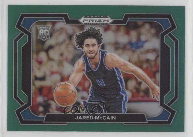 2024 Panini Prizm Draft Picks Green Variations Jared McCain #35 Rookie RC 1ji2