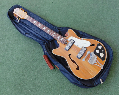 Vintage Teisco EP-8T Hollow Body Thinline Electric Guitar 60 s Works MIJ READ