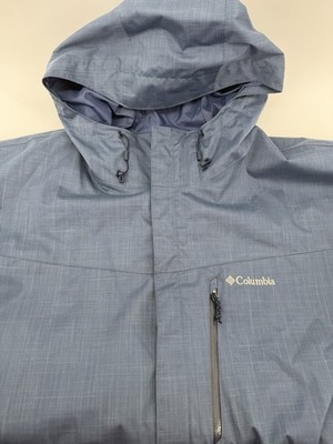 Columbia Sportswear Interchange Jacket Men s 5X Blue Outer Shell Rain jacket