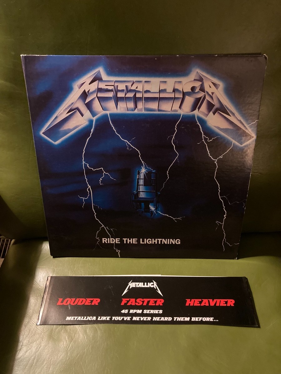 希少UK盤 2枚組メタリカ Ride The Lightning DMM仕様LP 希少UK盤 2枚組