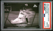 2024 Topps Black &amp; White Shohei Ohtani Shutter Speed #SS6 PSA 10