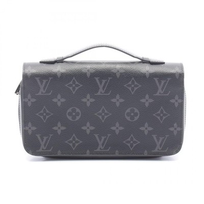 LOUIS VUITTON Zippy XL Around Long Wallet Geldbörse M61698 Monogram Eclipse L...