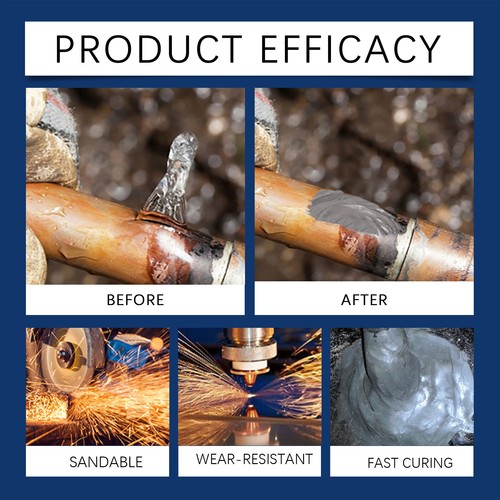 AB Strong Foundry Glue Strong Casting Welding Filler Metal Epoxy Glue Repair - Picture 8 of 18