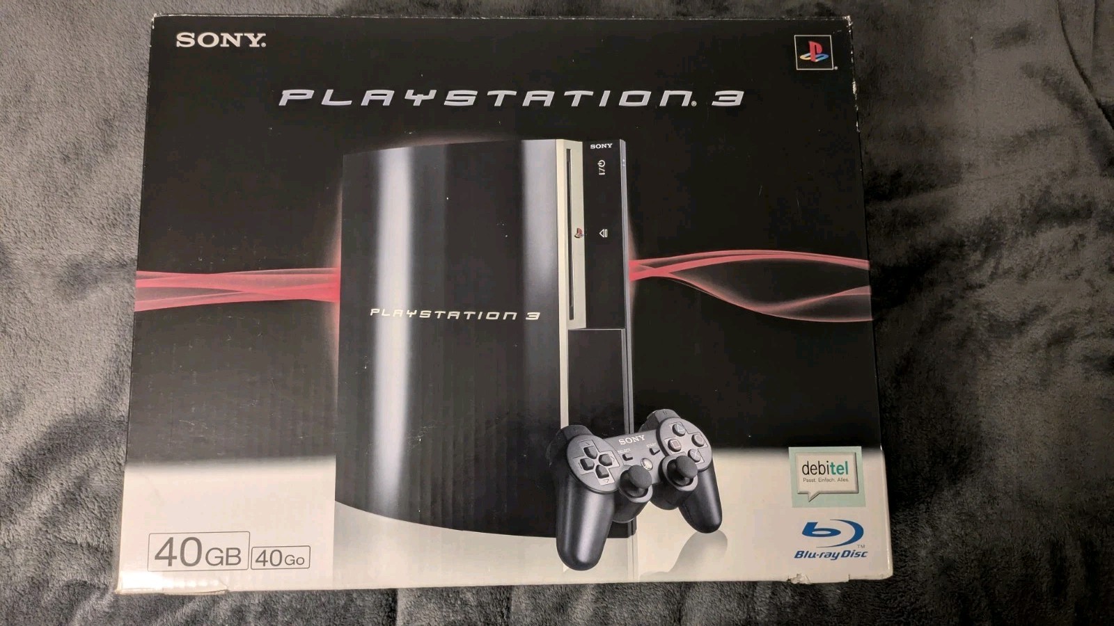 Sony Playstation 3 FAT CECHH04 40 GB, 2 Controller, Ladestation, Fernbedienung