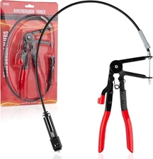 Radiator Cable-Type Flexible Hose Clamp Pliers, hose clamp tool with Grip-Enh...