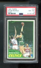 1981 Topps #75 Kevin McHale ROOKIE RC PSA 8 Graded Basketball Card 1981-82 East. rookie card picture