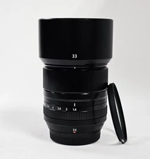 #Fujifilm XF Aspherical 33mm f/1.4 R LM WR Lens-Black(S/N 05238) + FILTER