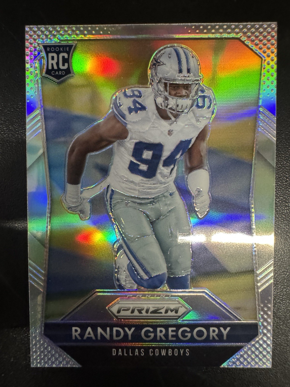 2015 Panini Prizm - Rookies Randy Gregory #277 Silver Prizm (RC)
