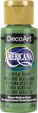 DecoArt Americana Acrylic Paint 2oz-Hauser Medium Green - Opaque