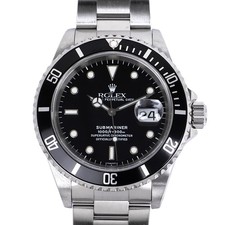Rolex Rolex Submariner 16610 40mm Stainless Steel Black / Silver Wristwatch #UW1084