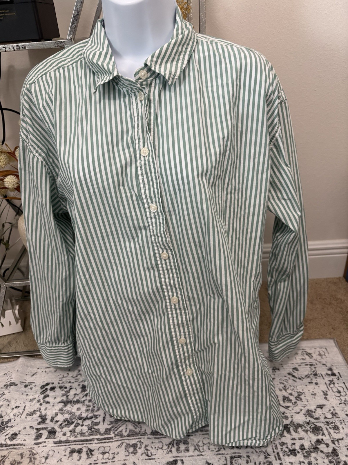 Universal Thread Goods L/S Oversized Button Down … - image 1