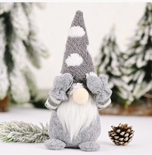 Elves & Gnomes - Silver Christmas Gnome Elf 21cm