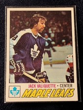 1977-78 Topps Hockey - #64 Jack Valiquette - Toronto Maple Leafs VG-EX Condition
