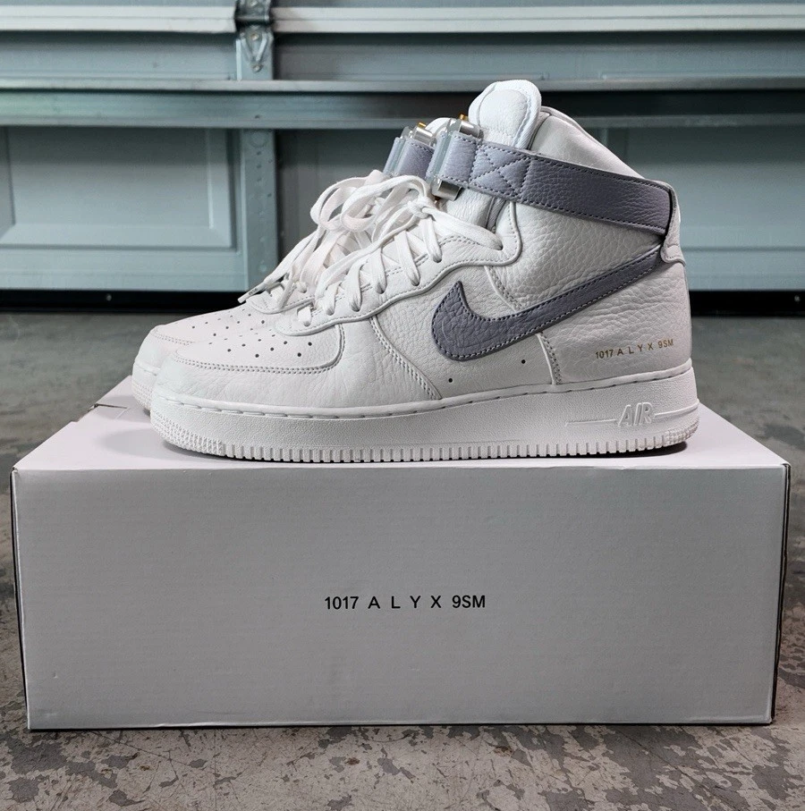 Nike 1017 ALYX 9SM x Air Force 1 High Black White for Sale