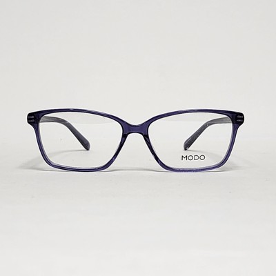 MODO 6524 Women's Handmade Oval Glasses in Purple Crystal | 53mm