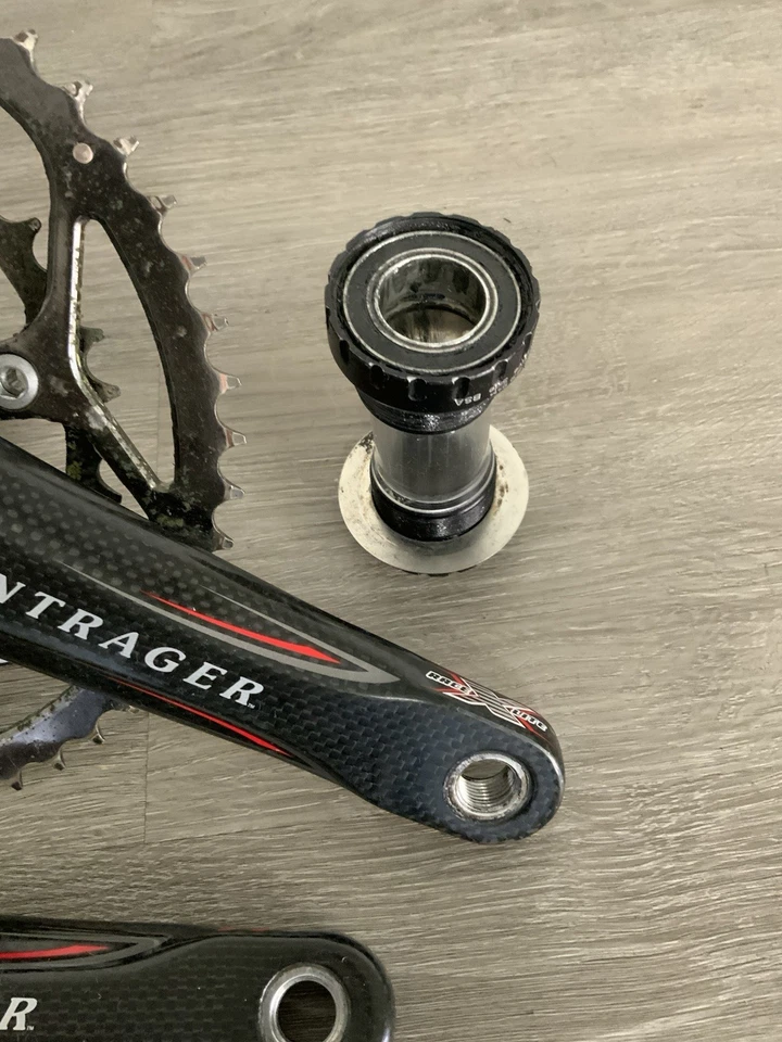 ШАТУНЫ BONTRAGER RACE X LITE ДВОЙНЫЕ 53-39 ЗУБ 175 ММ РЫЧАГИ С НИЖНИМ КРОНШТЕЙНОМ - Изображение 4 из 4