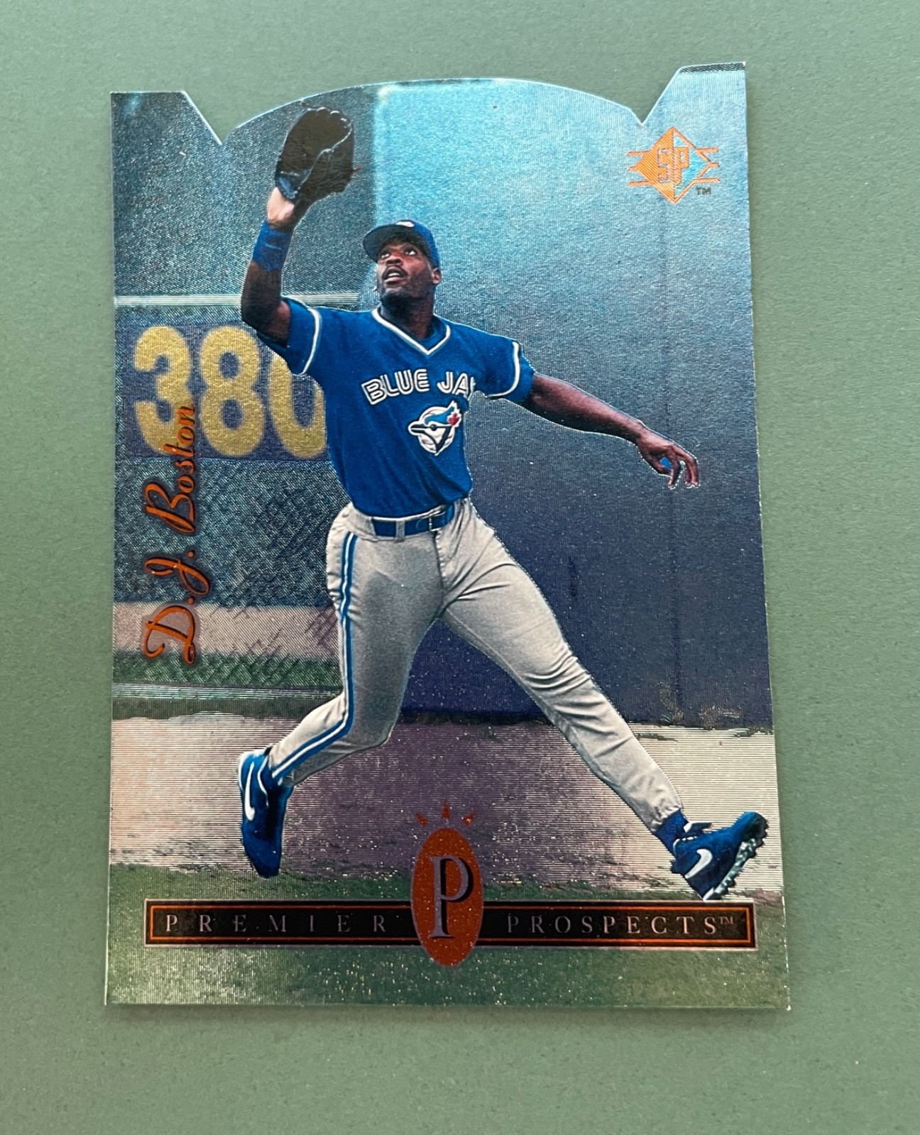 1994 Upper Deck SP Baseball D.J. Boston Premier Prospects Die Cut #2 Blue Jays