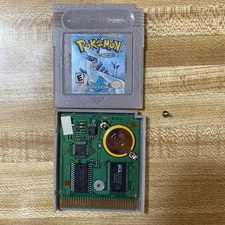 Pokemon Silver Version (Nintendo Gameboy Color, 2000) GBC Authentic New Battery