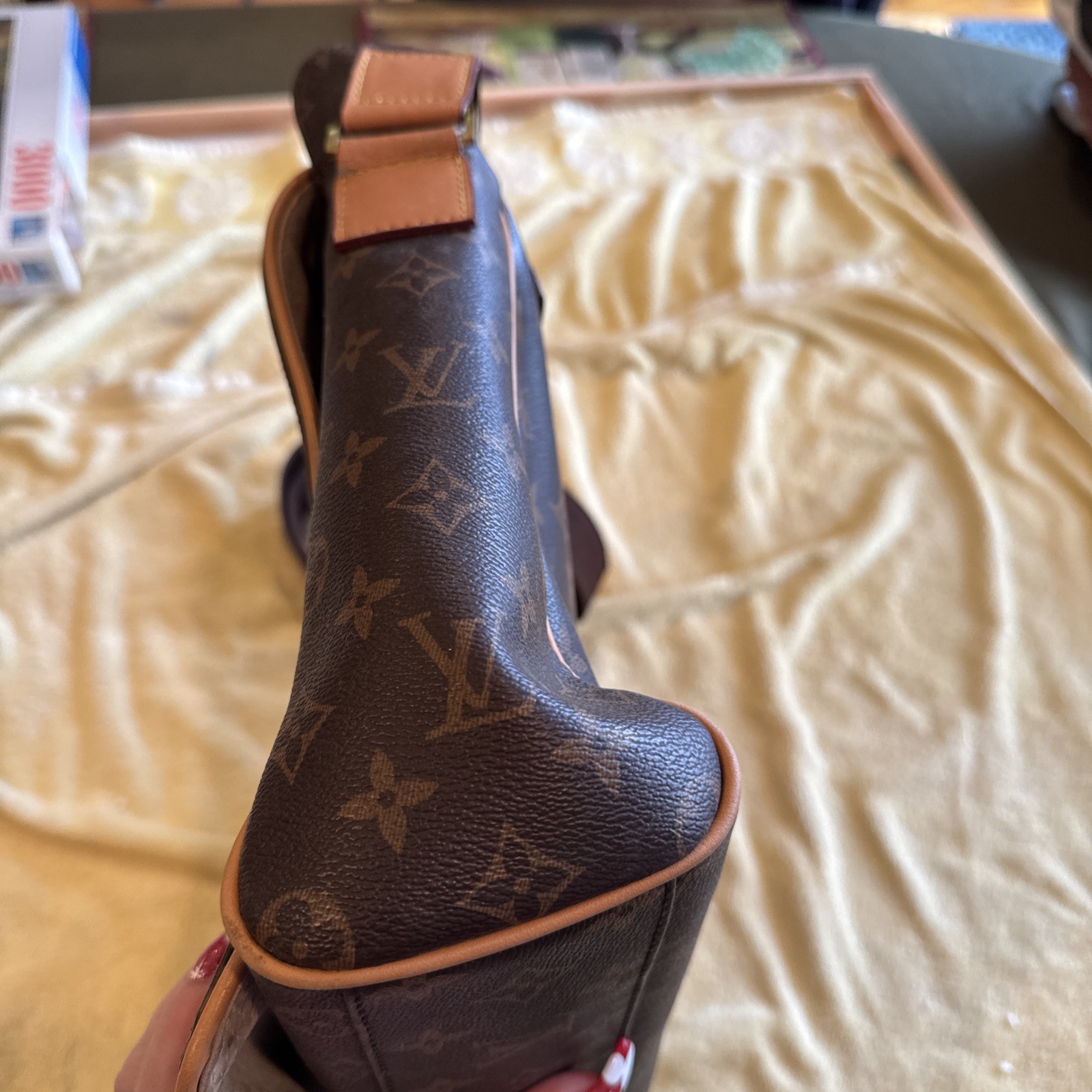 Monogram  Message Bag With Adjustable Shoulder St… - image 5