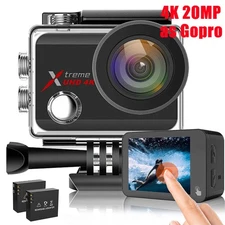 4k 60fps 20MP HD Action Camera Bike Underwater Camera 170 Degree Wide Angle Cam