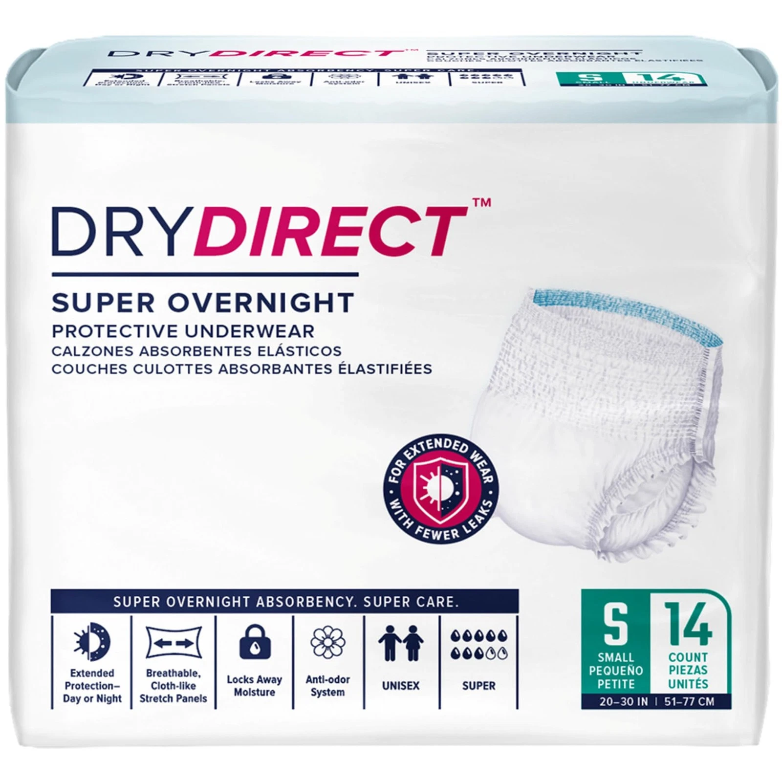 Super Overnight Underwear, Soft Cloth-Like Adult Diapers, Overnight Disposabl...