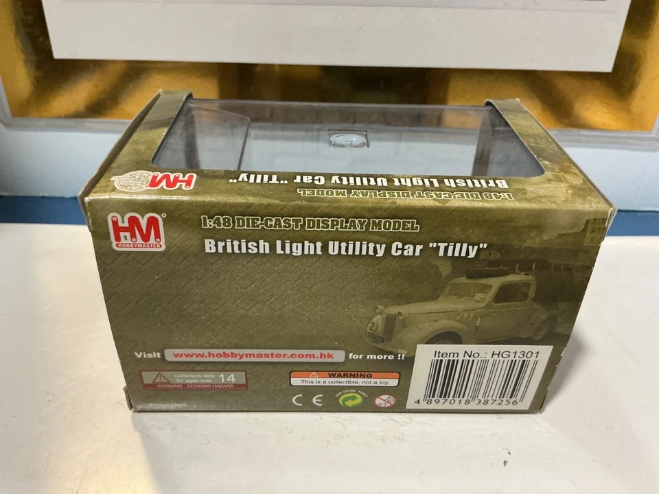 HOBBY MASTER 1:48 HG1301 BRITISH LIGHT UTILITY CAR TILLY - Image 2 of 3