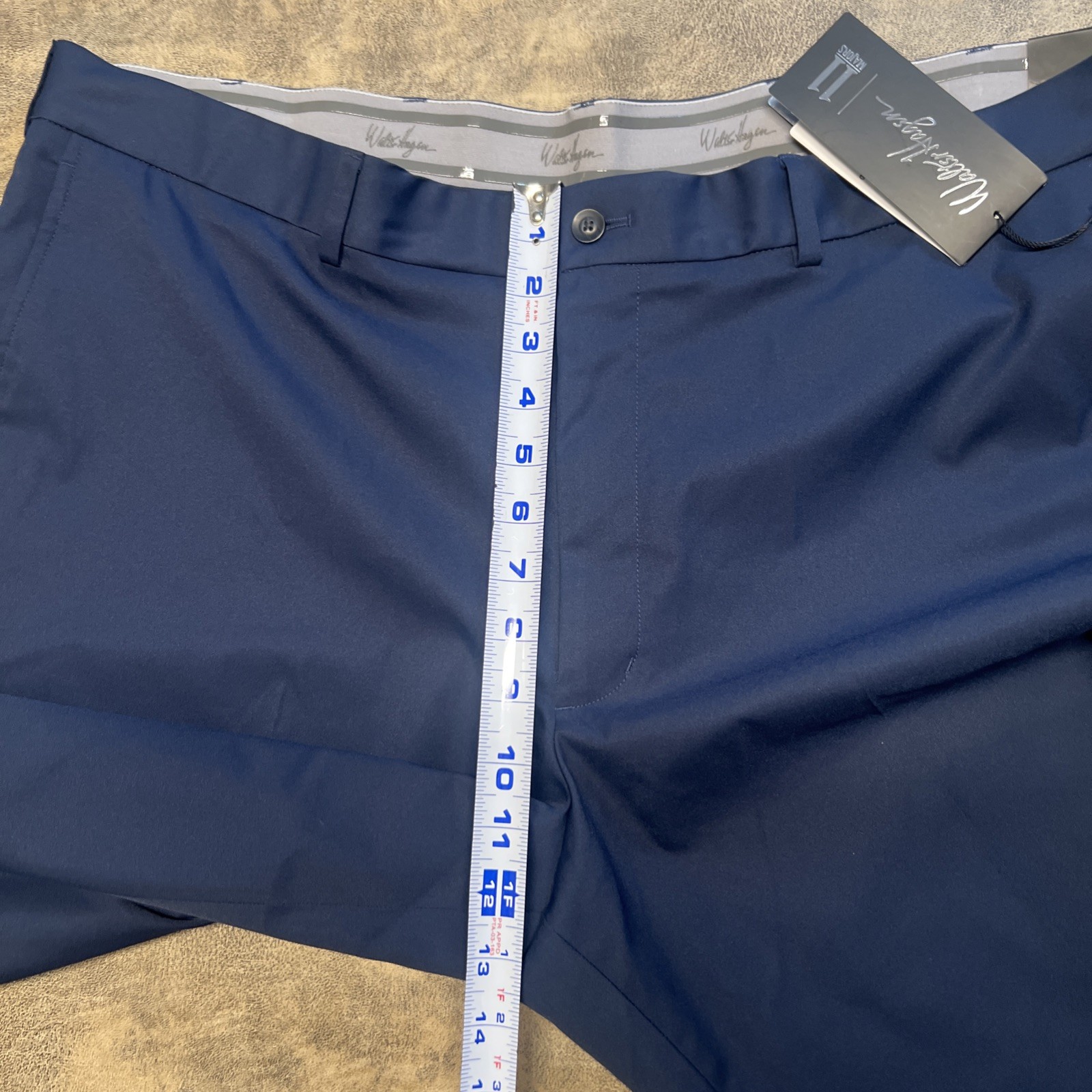 Walter Hagen 11 Majors Golf Pants Men's 42x30 Blue Navy Hydrodri Stretch