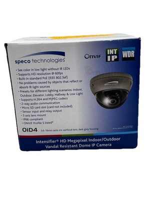 Speco Technologies Intensifer HD Mini Dome Network Camera OiD4