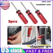 3X Car Auto Screwdriver Valve Stem Core Remover Tire Tube Installer Repair Tool