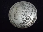 1878 P  Morgan Silver Dollar, VAM 129B, 7 Tail Feather, US Mint 90% Silver Coin