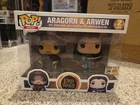 Funko Pop The Lord of the Rings 2 Pack - Aragorn & Arwen SDCC Exclusive Official
