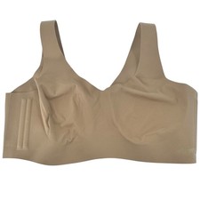 Honeylove Silhouette Bra XL Sand Tan Wireless Seamless LWBR0101 Womens