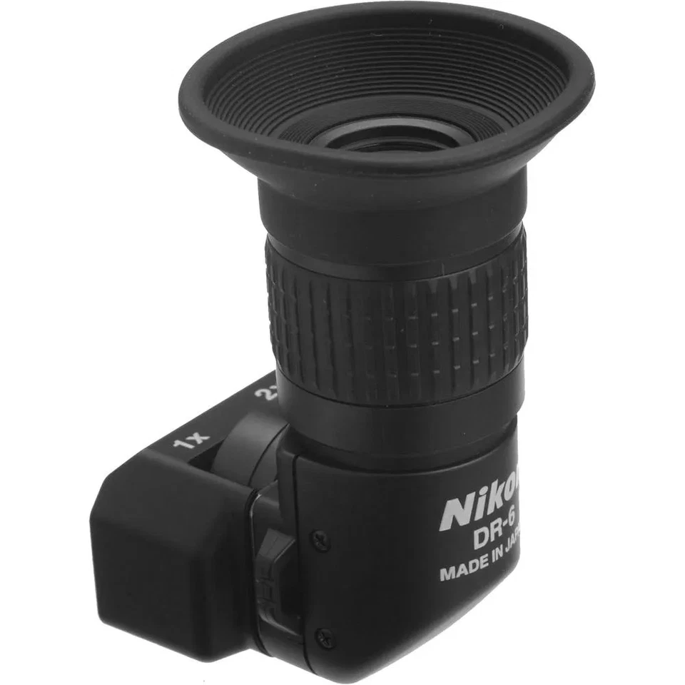 Nikon DR-6 Right Angle Viewfinder Compatible w. DSLRs w. Rectangular Eyepieces - image 1 of 1
