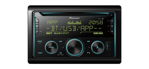 Pioneer Autoradio CD Bluetooth USB Einbauset für Alfa Romeo Giulietta silber - Bild 3 von 4