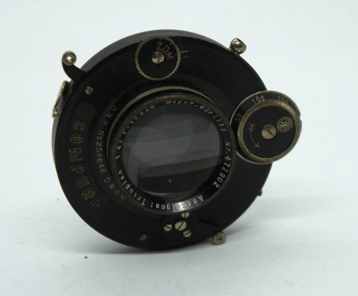 Large Format #0 Compur Shutter SLOW/STICKING. Graded: AS-IS [#10395