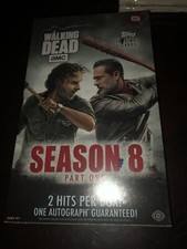 AMC The Walking Dead Season 8 Trading Card HOBBY Box 2 Hits!