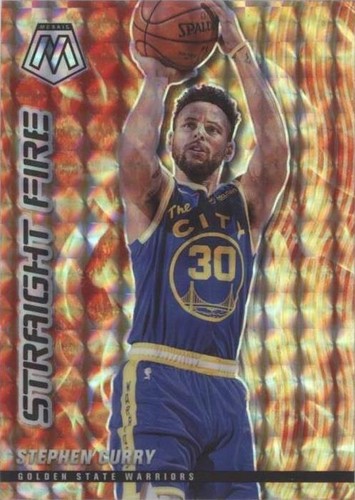 2020-21 Panini Mosaic Stephen Curry Genesis National Pride #249