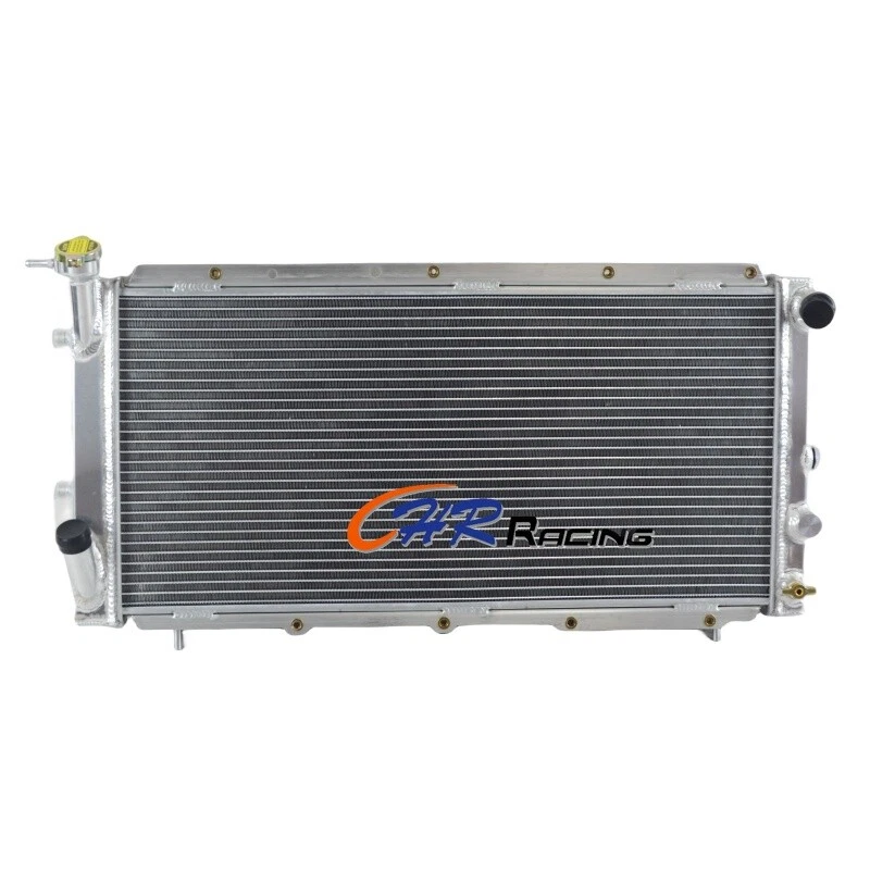 Radiador de aluminio para Subaru Leone Loyale EA81 EA82 1,8 L + manual ventilador 1985-1994 Foto 2 de 4