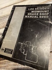 VÁLVULA DE FRENO CLARK Ranger 200 Skidder montaje medio servicio de tienda manual guía de libros OEM