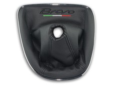 SCHALTMANSCHETTE FÜR FIAT BRAVO 2 SCHALTSACK LEDER STICKEREI SCHWARZ Italien