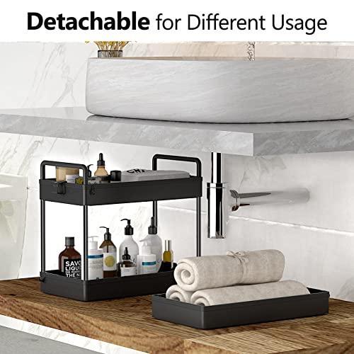 SOLEJAZZ Rolling Storage Cart, 3 Tier Utility Cart Mobile Slide Out Organizer, - Picture 5 of 7