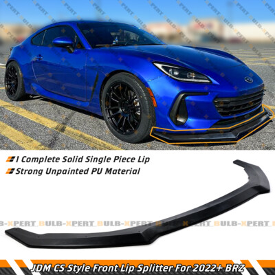 For 2022-2025 Subaru BRZ ZD8 JDM CS Style PU Front Bumper Lip Spoiler Splitter | eBay For 2022-2025 Subaru BRZ ZD8 JDM CS Style PU Front Bumper Lip Spoiler Splitter | eBay