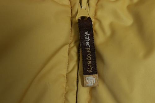 Vintage State Property Puffer Jacket Mens Extra Large Full Zip Beanie Sigel Rap - Picture 11 of 13