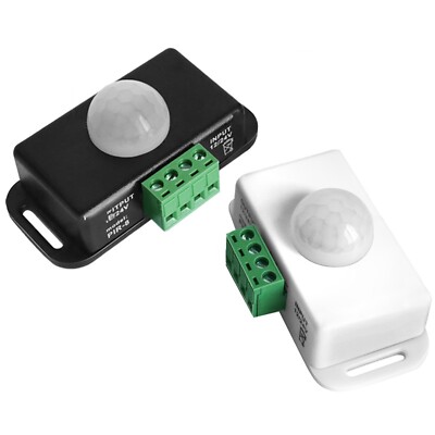 Bewegungssensor Infrarot PIR Bewegungsmelder Sensor für LED Licht DC 12V-24V 6A