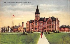 # M2454     LARAMIE,  WY.   POSTCARD,    UNIVERSITY  of  WYOMING