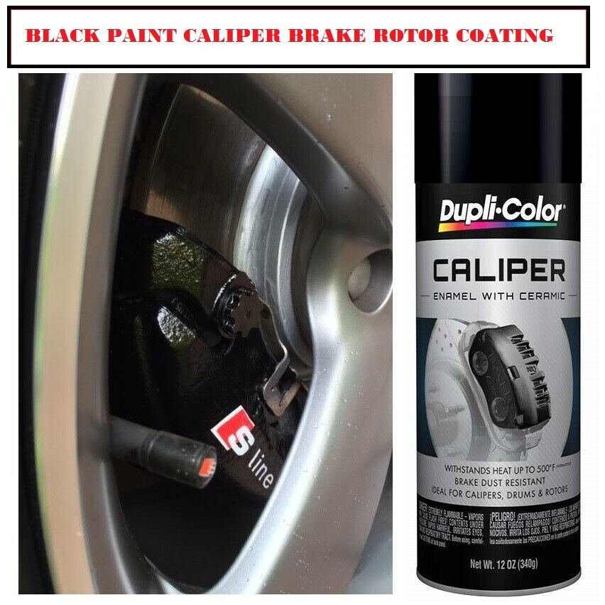 Black Paint Coating Caliper Brake Rotor Drum High Heat Temp Engine
